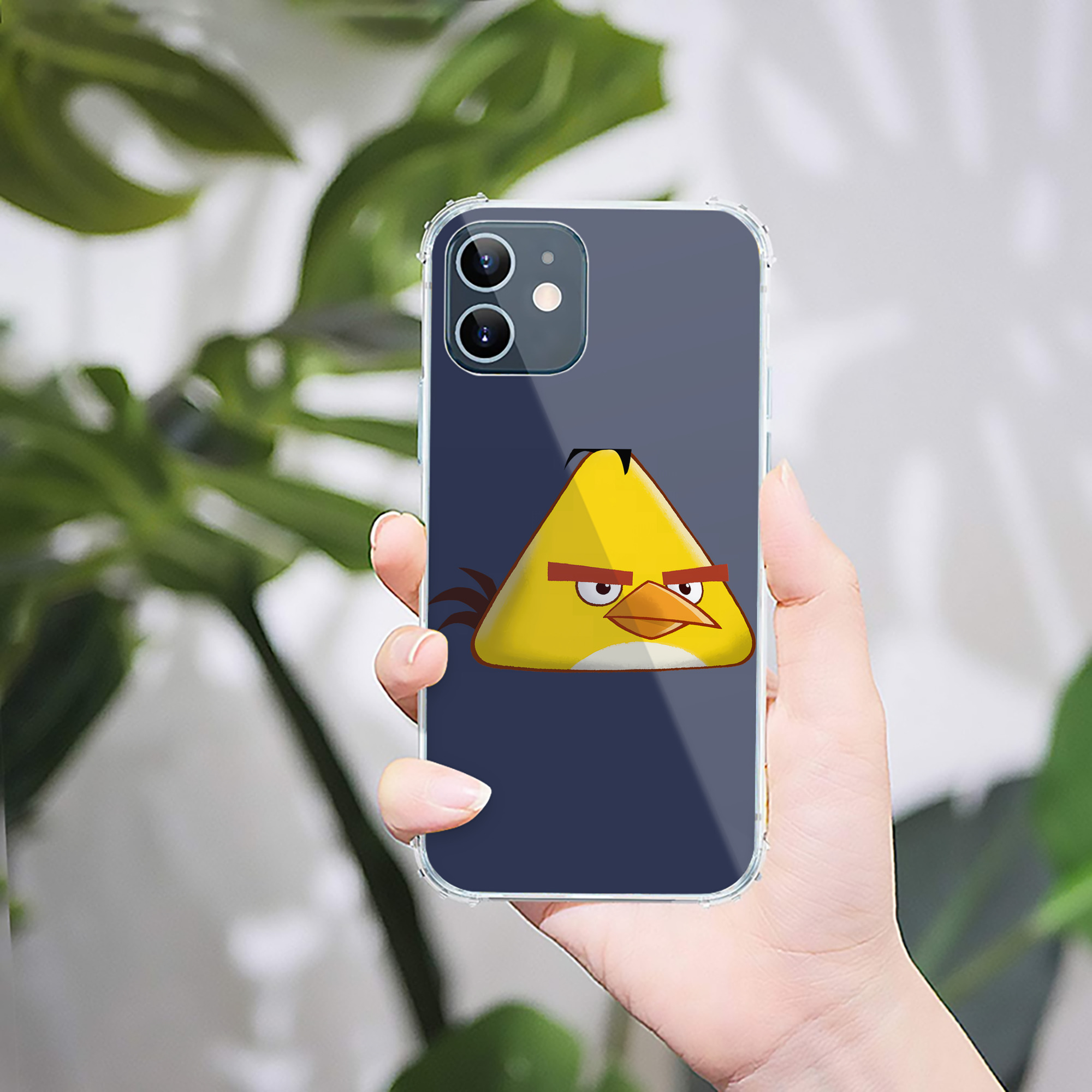 （画像用） Angry Birds アングリーバード 【iPhone 12シリーズ対応】透明スマホケース（クリアソフトケース）